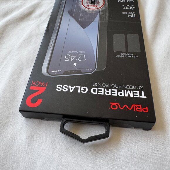 NWT Primo Apple iPhone 14 Tempered Glass Screen Protector, Ultra Thin, Pack of 2 - Picture 9 of 11